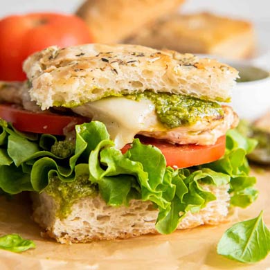 Chicken Pesto Sandwich